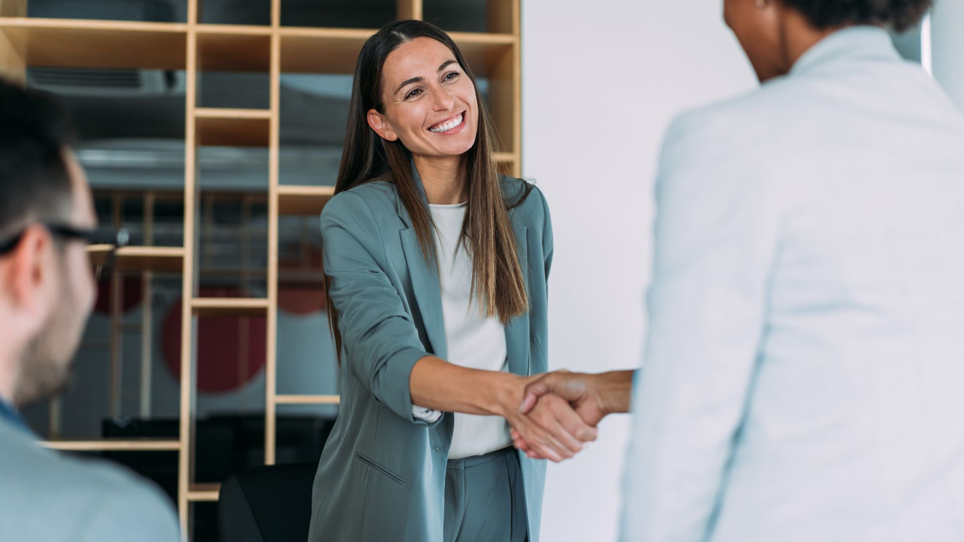 Business owners forming a partnership agreement