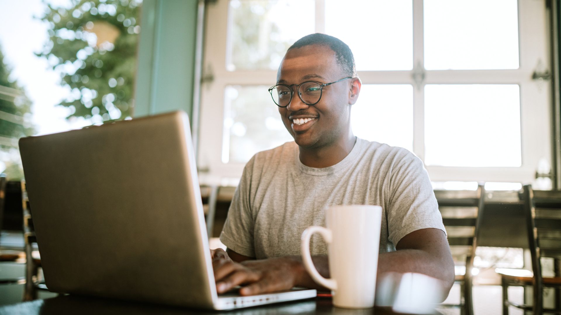 A young legal professional who is accustomed to remote work