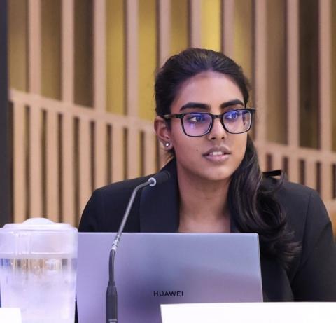 Theshaya Naidoo placed fourth as a top achiever in her 400-hour PVT programme cohort